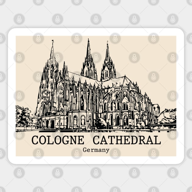 Cologne Cathedral - Germany Magnet by Lakeric
